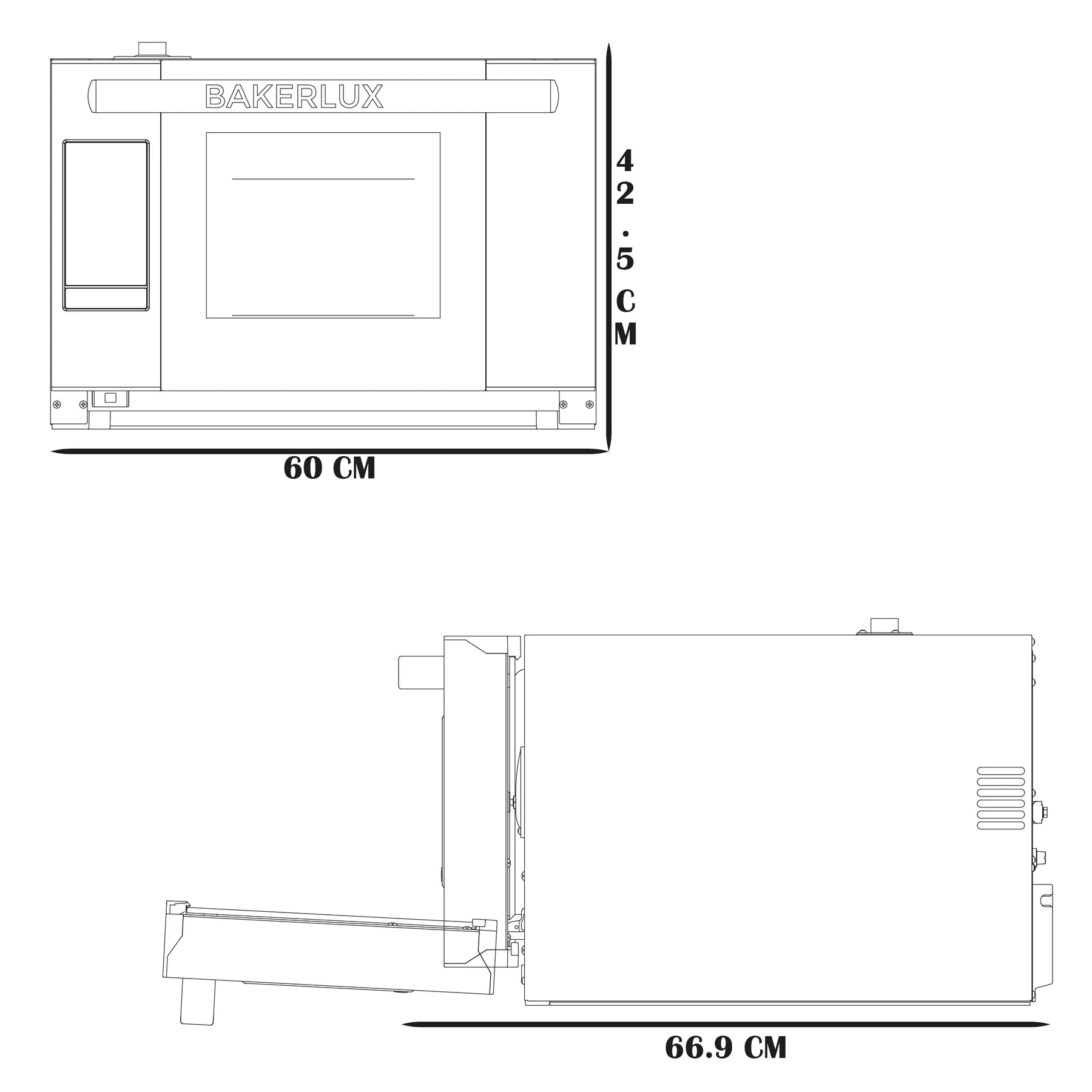Horno de Convección Eléctrico Stefania 3 niveles 60x66 120V & Caja de Detergente