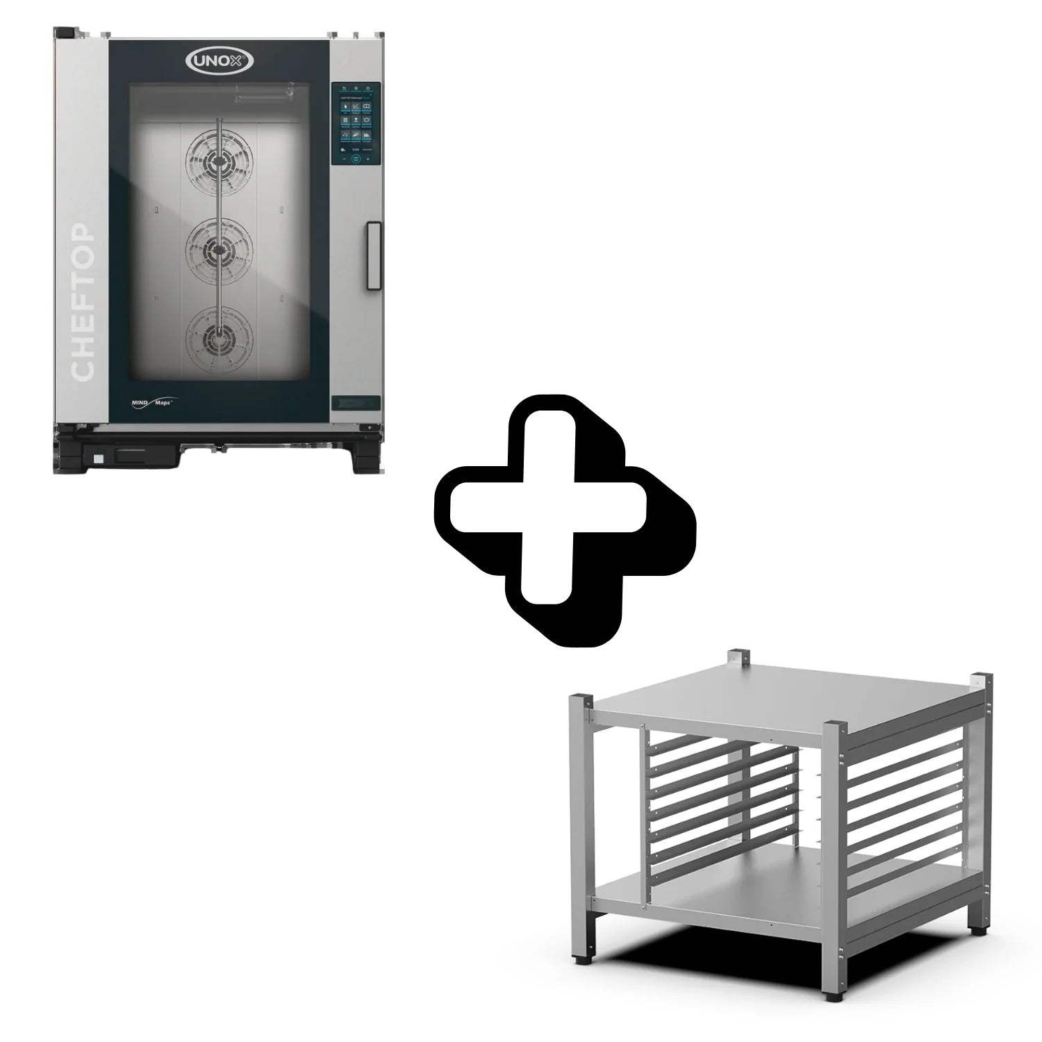 Horno Cheftop Unox 10 Charolas MIND.Maps XEVC-1021